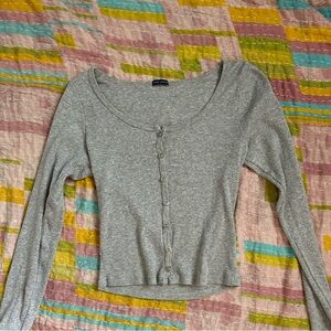 Brandy Melville Longsleve Grey Tee